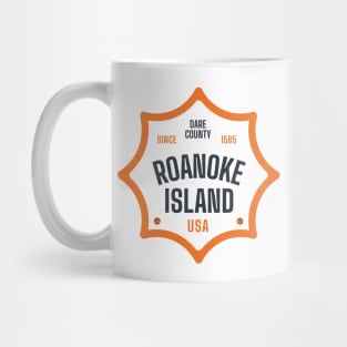 Roanoke Island, NC Summertime Vacationing Sun Signs Mug